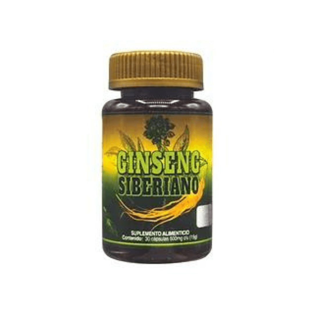 Ginseg Siberiano 30 Caps 500 mg c/u - Anahuac