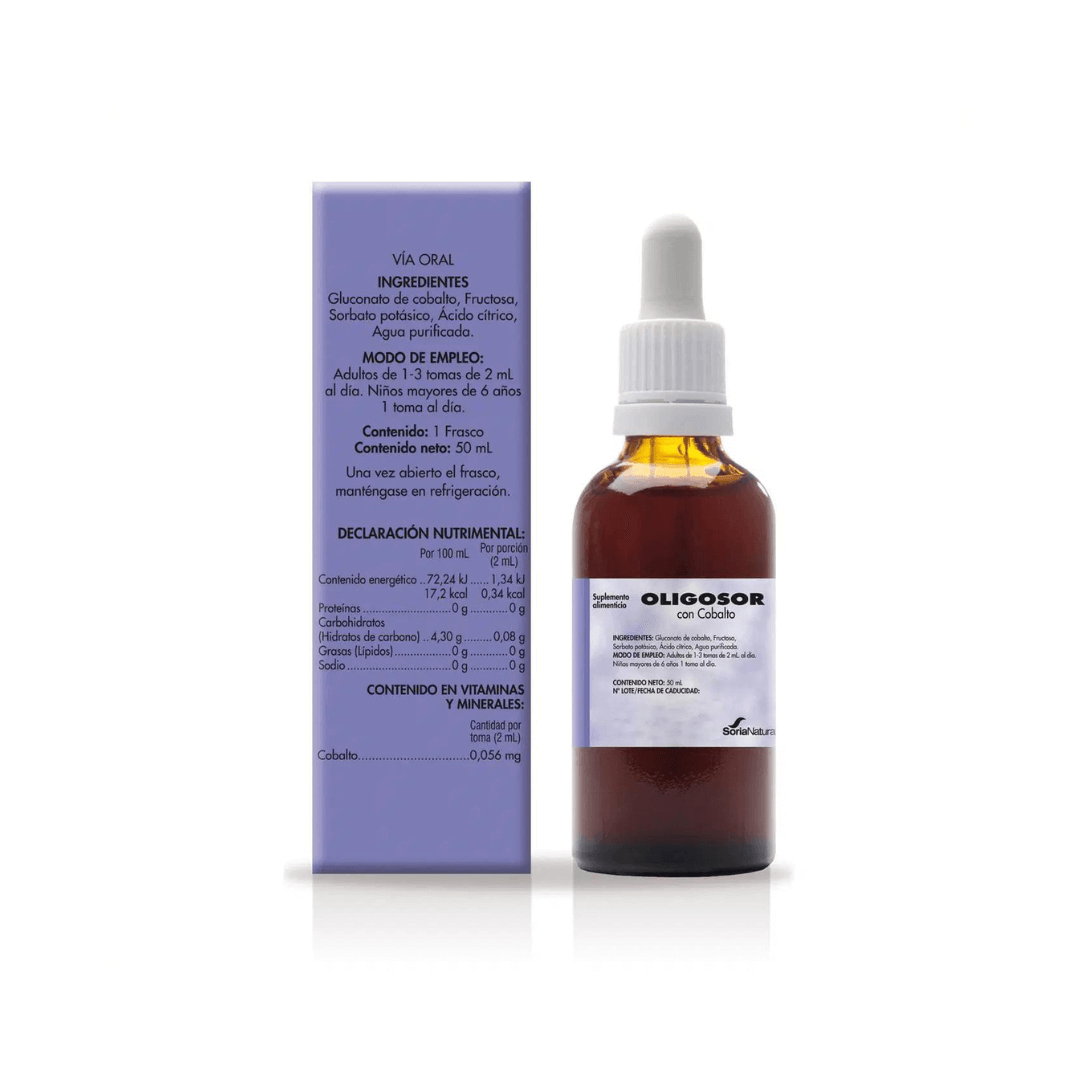 Oligosor Con Cobalto 50 ML - Soria Natural