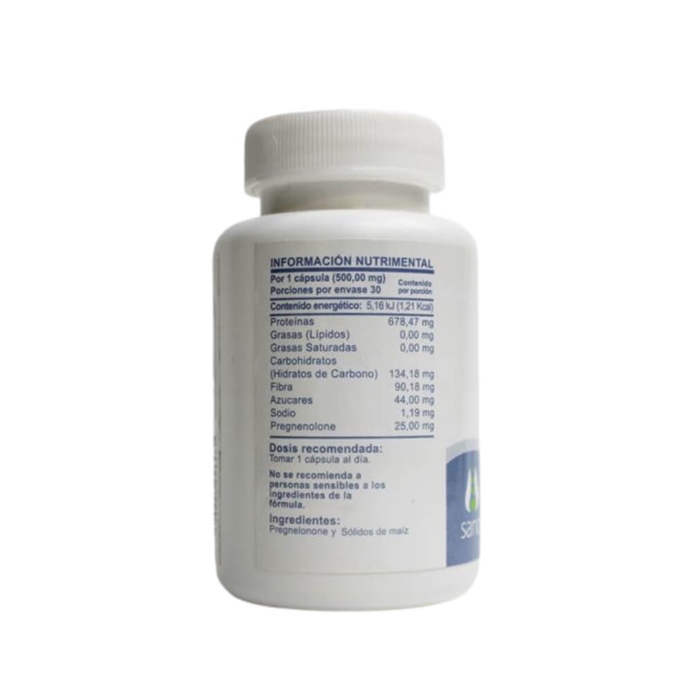 Pregnenolone (30 CAPS.) 25 Mg. - Sano Mundo