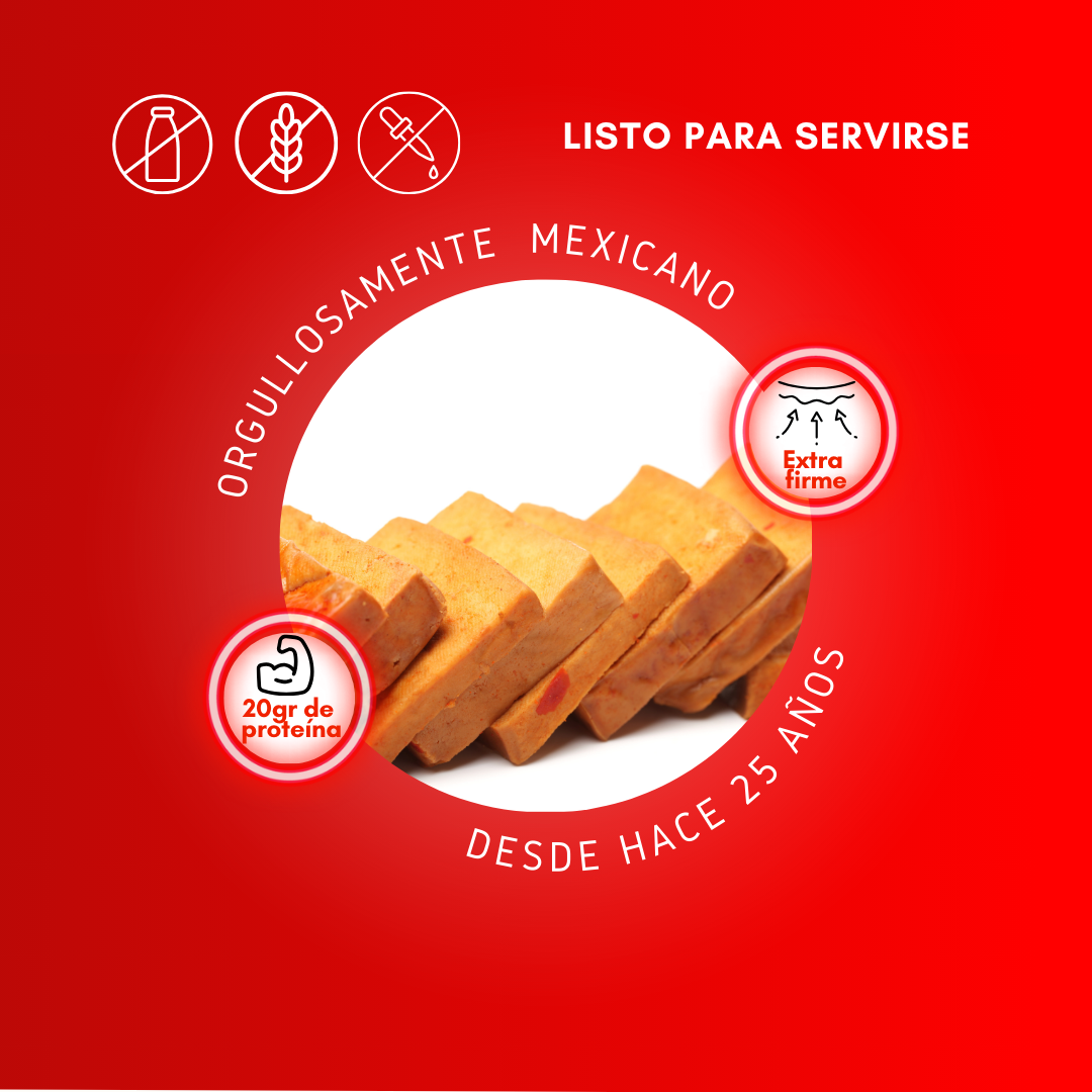 Tofu Orgánico Sabor Chipotle - 200 grs | Sano Mundo