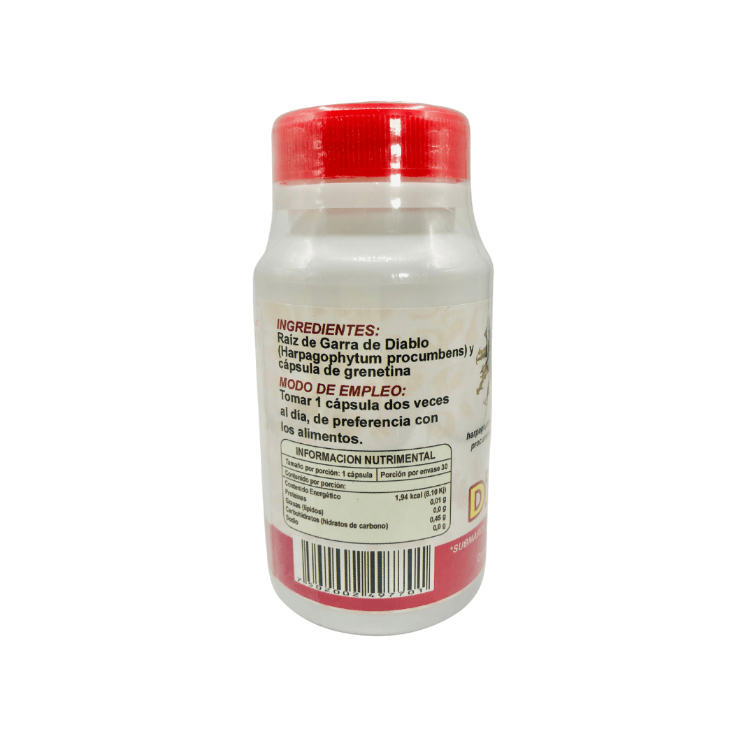 Anazón Garra de Diablo Raíz 60 Caps 500 mg c/u - Royalty Natural