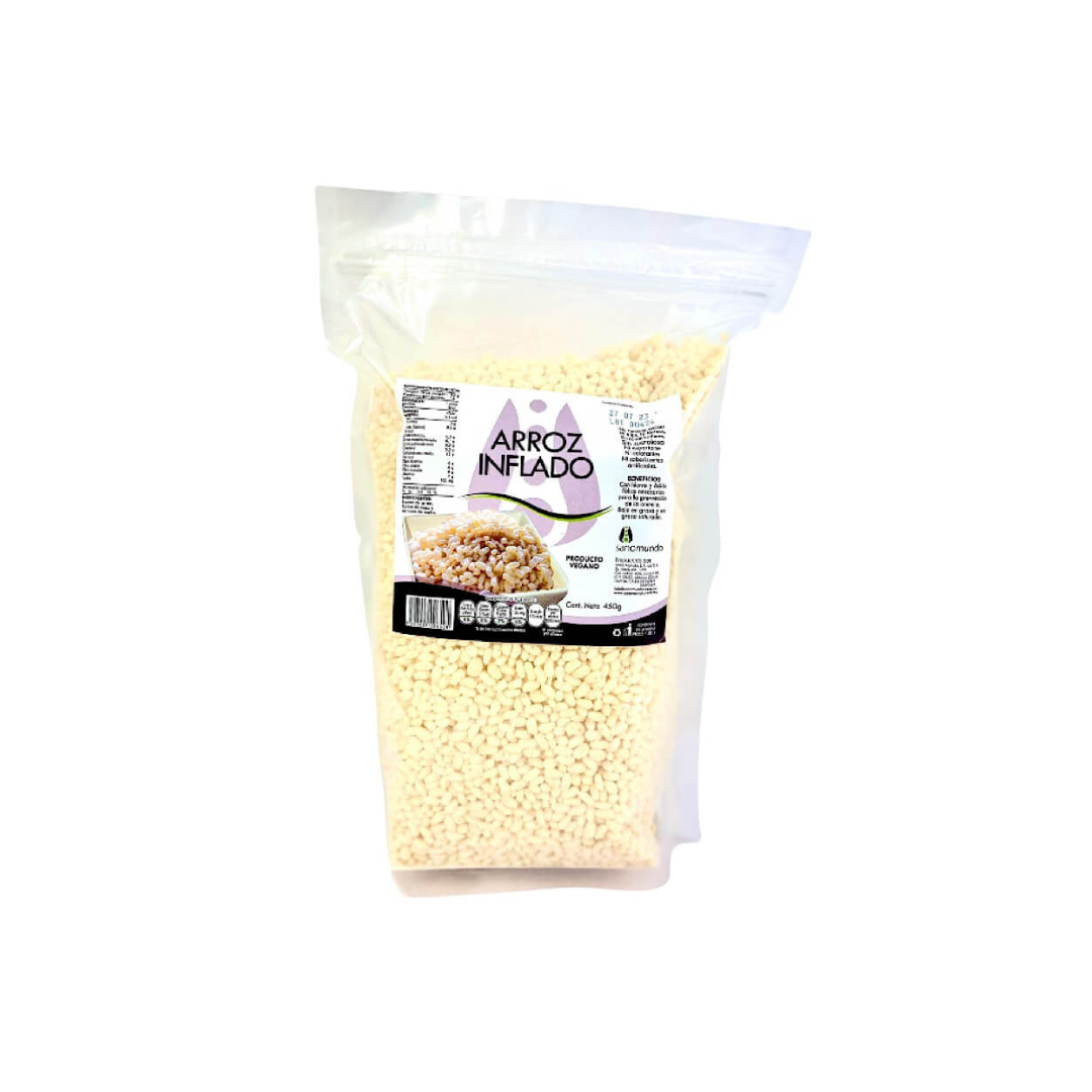 Arroz Inflado (Sin azúcar) 450 g. - Sano Mundo