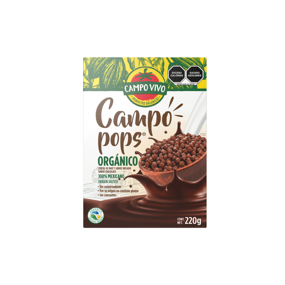 Campo Pops Chocolate 220 G - Campo Vivo