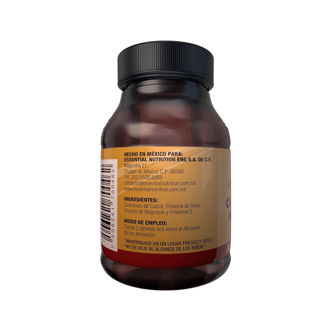 Cloruro de Magnesio 60 Tabletas 500 mg - Essential Nutrition