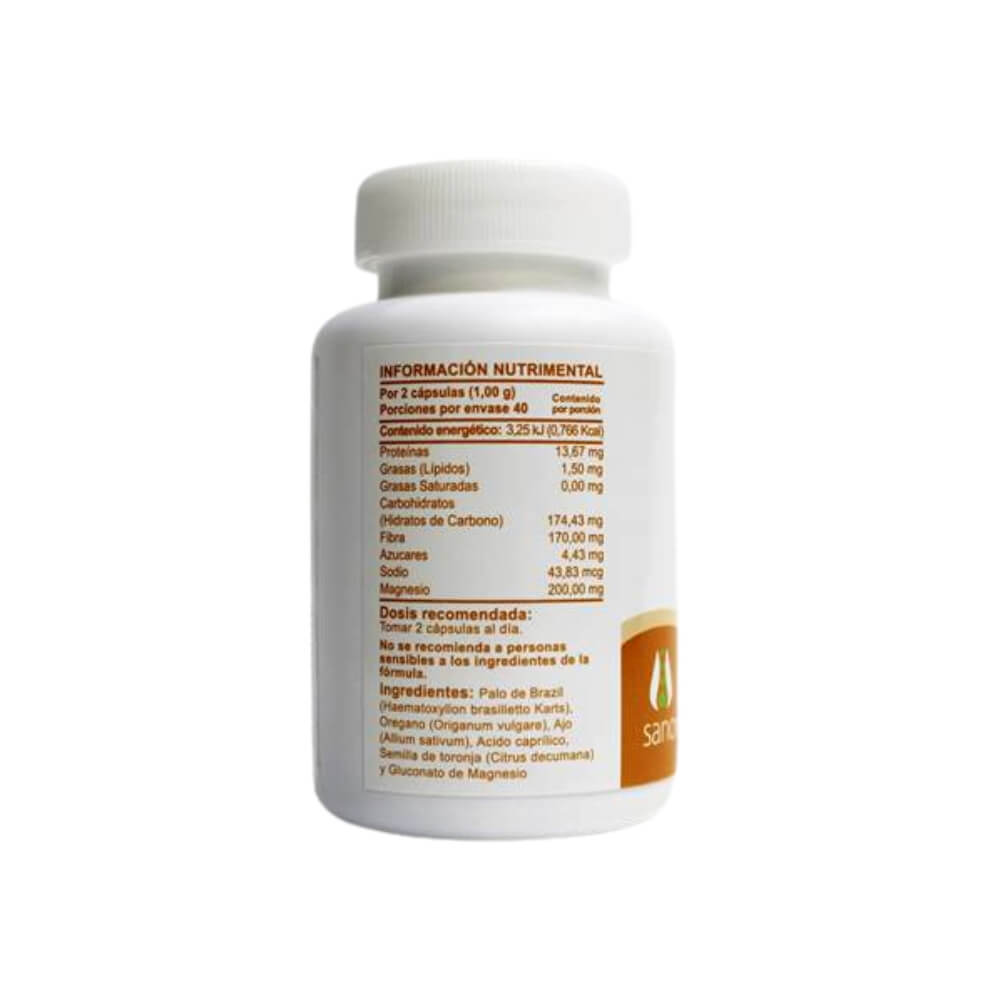 Candid-Aid 80 Caps 500mg c/u - Sano Mundo