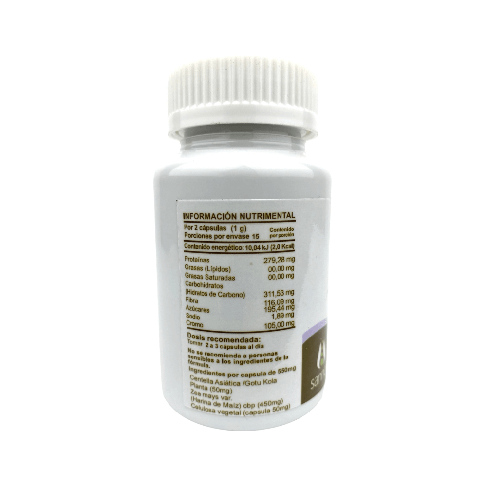 Centella Asiática (Gotu Kola) 60 caps - Sano Mundo