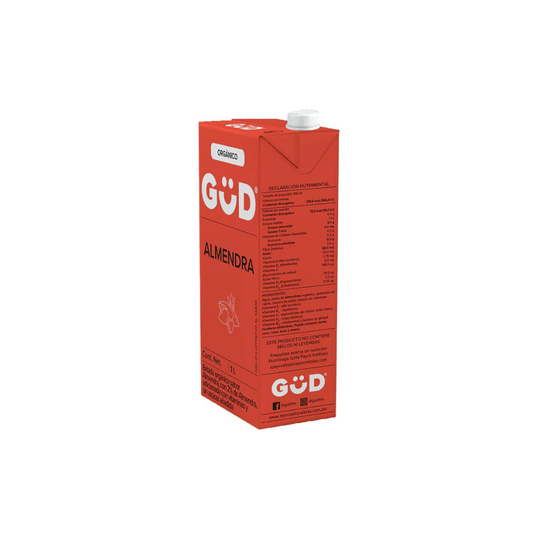 Bebida Orgánica sabor Almendra 1 Lt - GUD