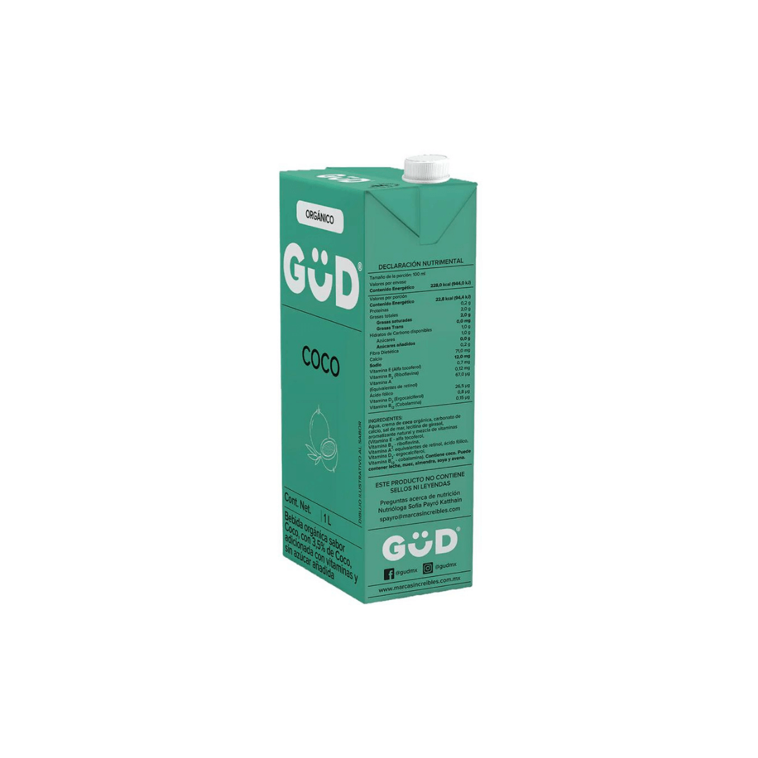 Bebida Organica de Coco 1Lt - GUD