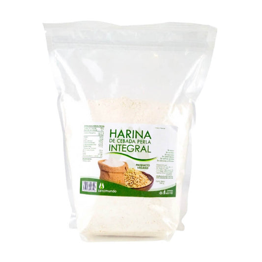 Harina Integral de Cebada Perla 500 g. - Sano Mundo