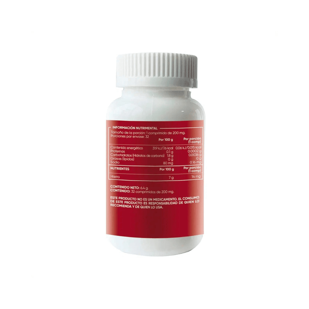 Minesor Con Hierro 32 Comprimidos 200 mg c/u - Soria Natural