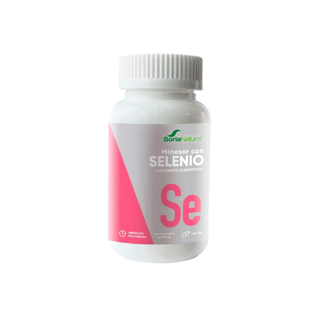 Minesor Con Selenio 24 Comprimidos 200 mg c/u - Soria Natural
