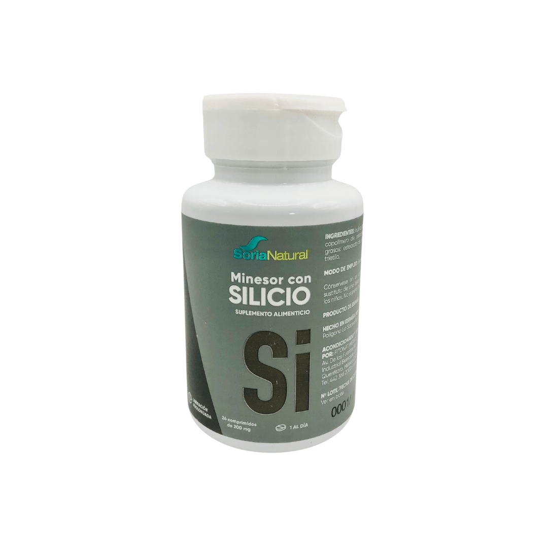 Minesor Con Silicio 24 Comprimidos 200 mg c/u - Soria Natural