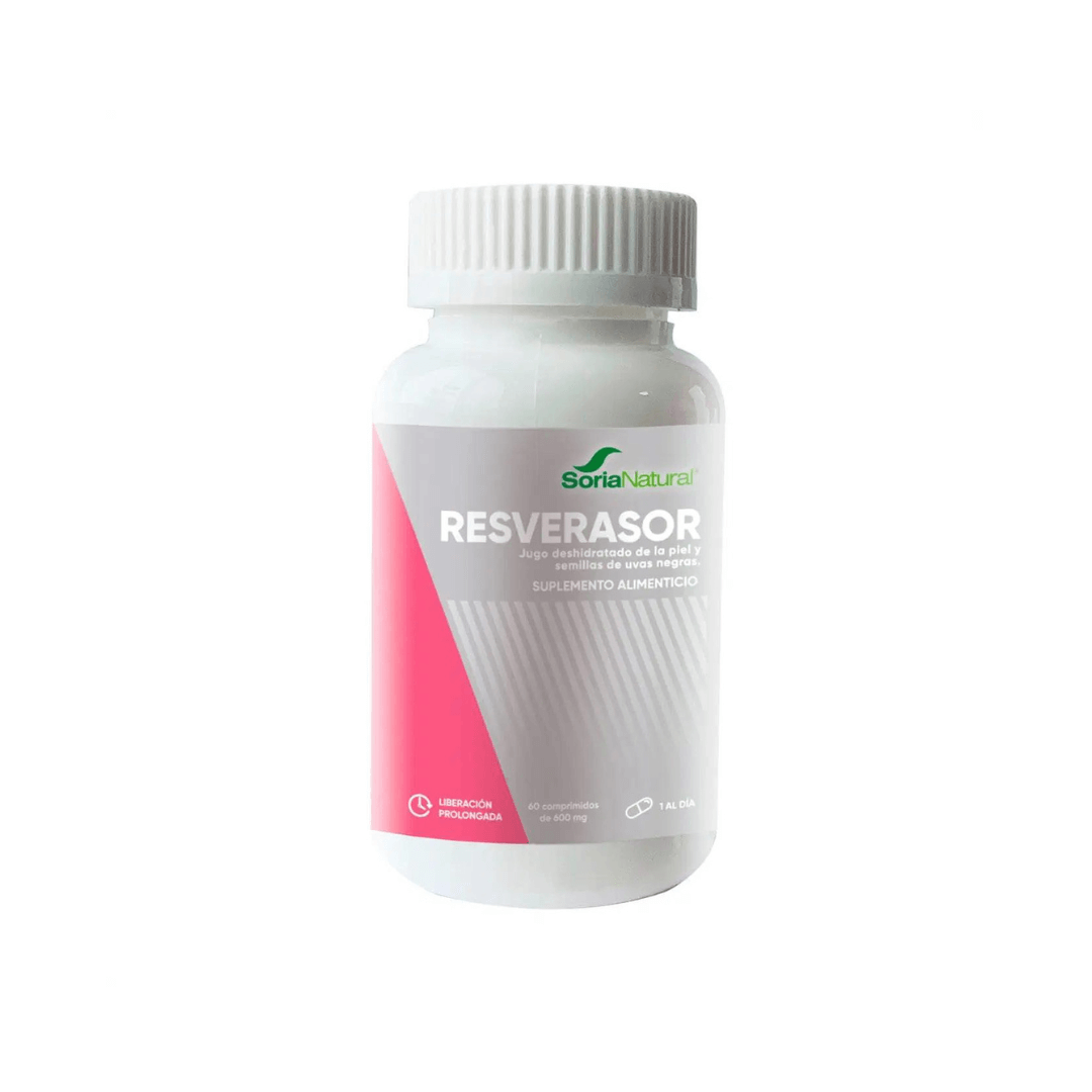 Resverasor 60 comprimidos 600 mg c/u - Soria Natural