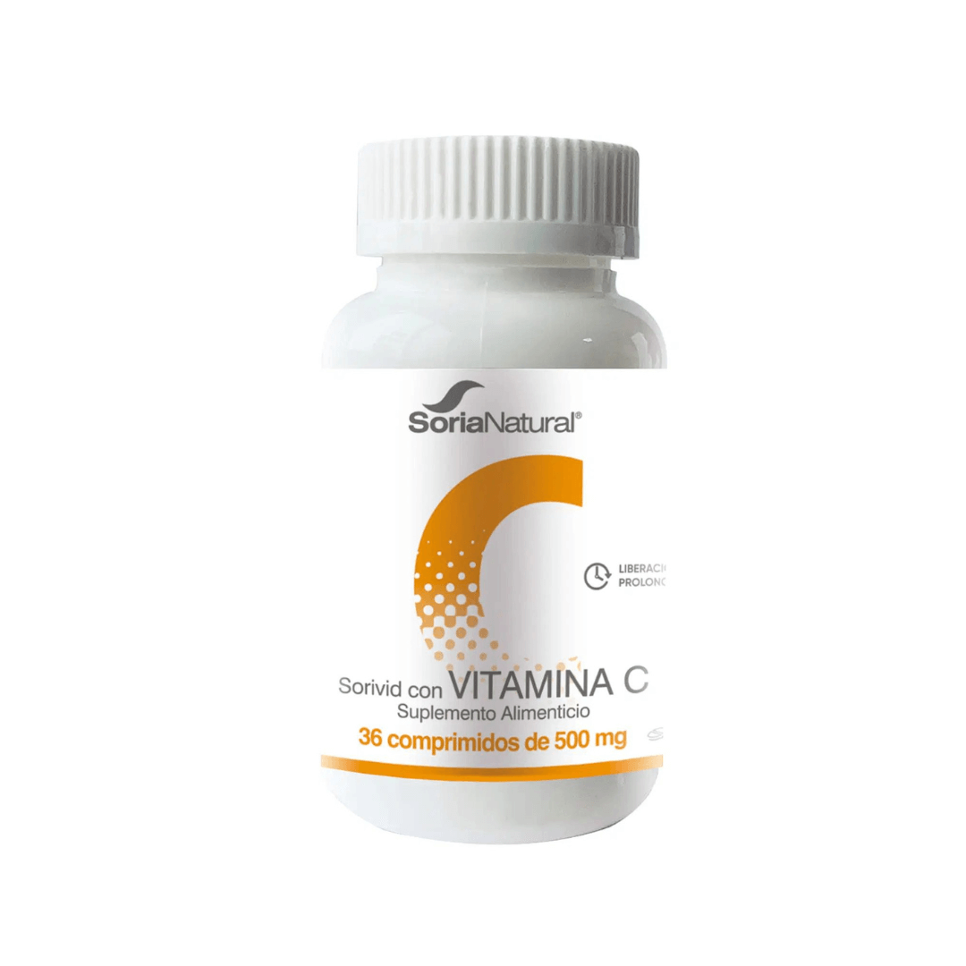 Sorivid Con Vitamina C 36 Comprimidos 500 mg c/u - Soria Natural
