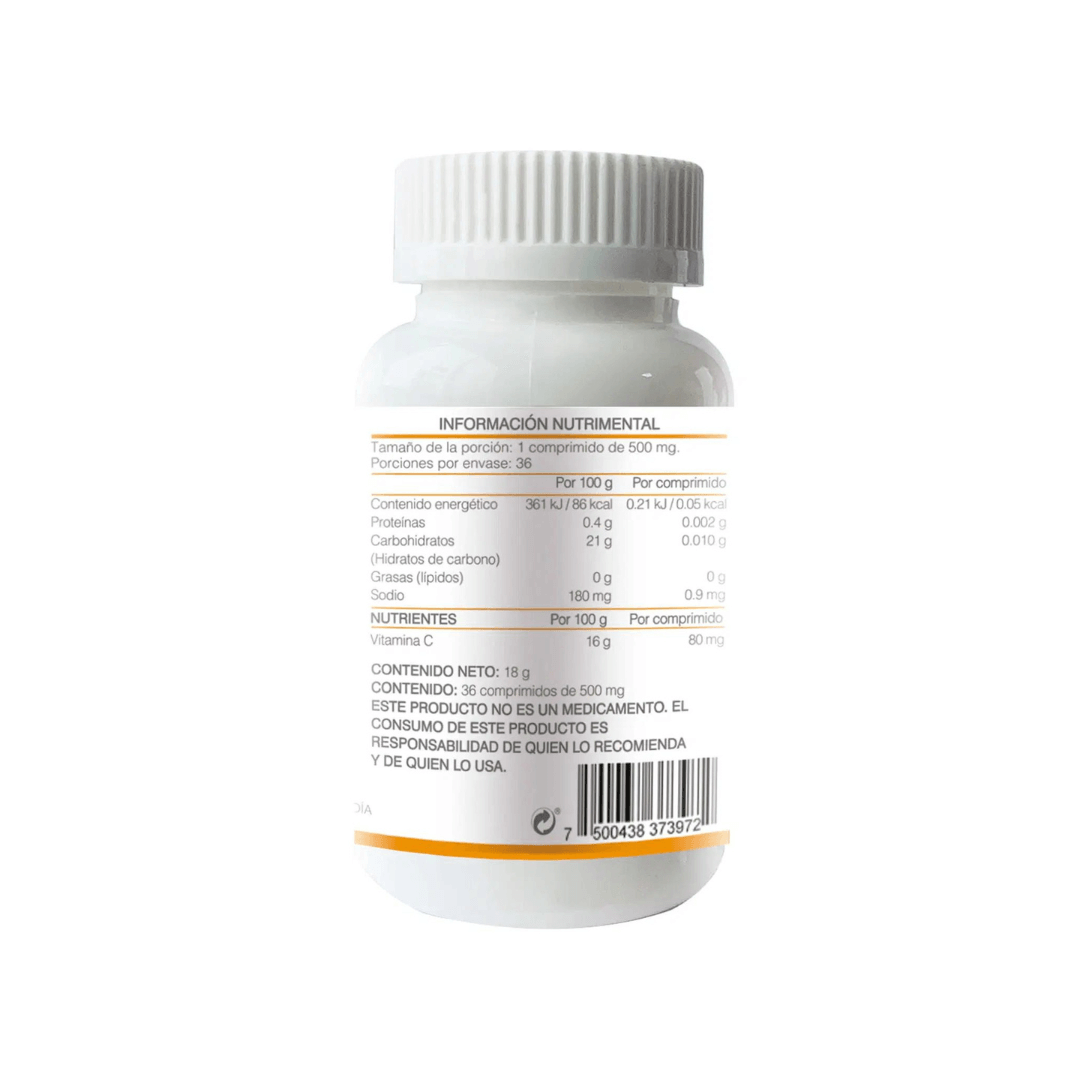 Sorivid Con Vitamina C 36 Comprimidos 500 mg c/u - Soria Natural