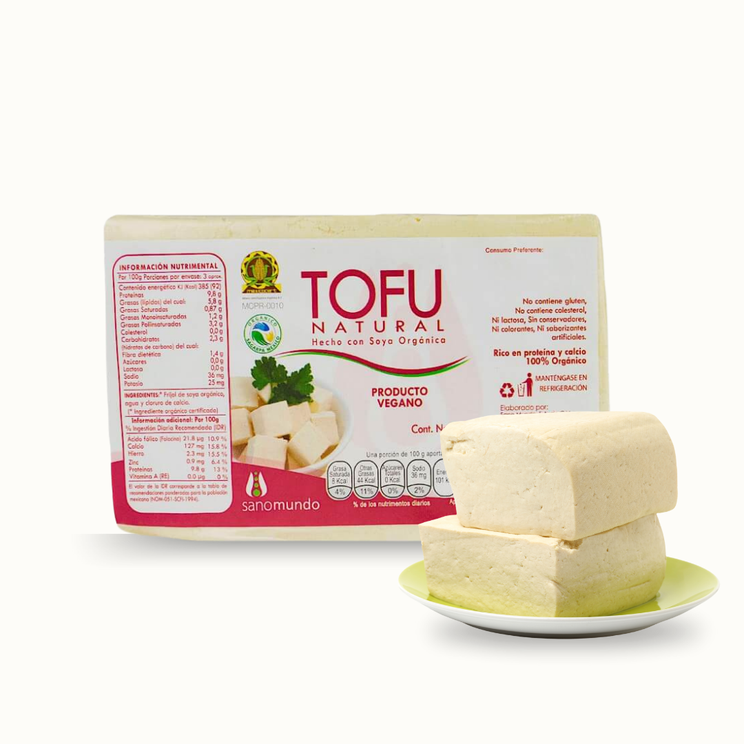 Tofu Natural Orgánico - 250 grs | Sano Mundo