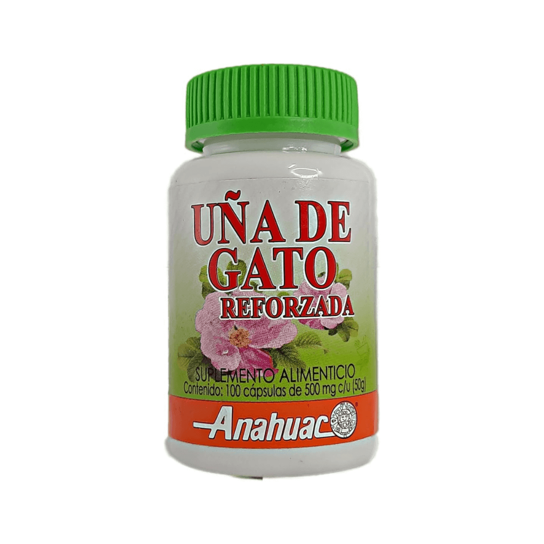 Uña de Gato Reforzada 100 Caps 500 mg c/u - Anahuac