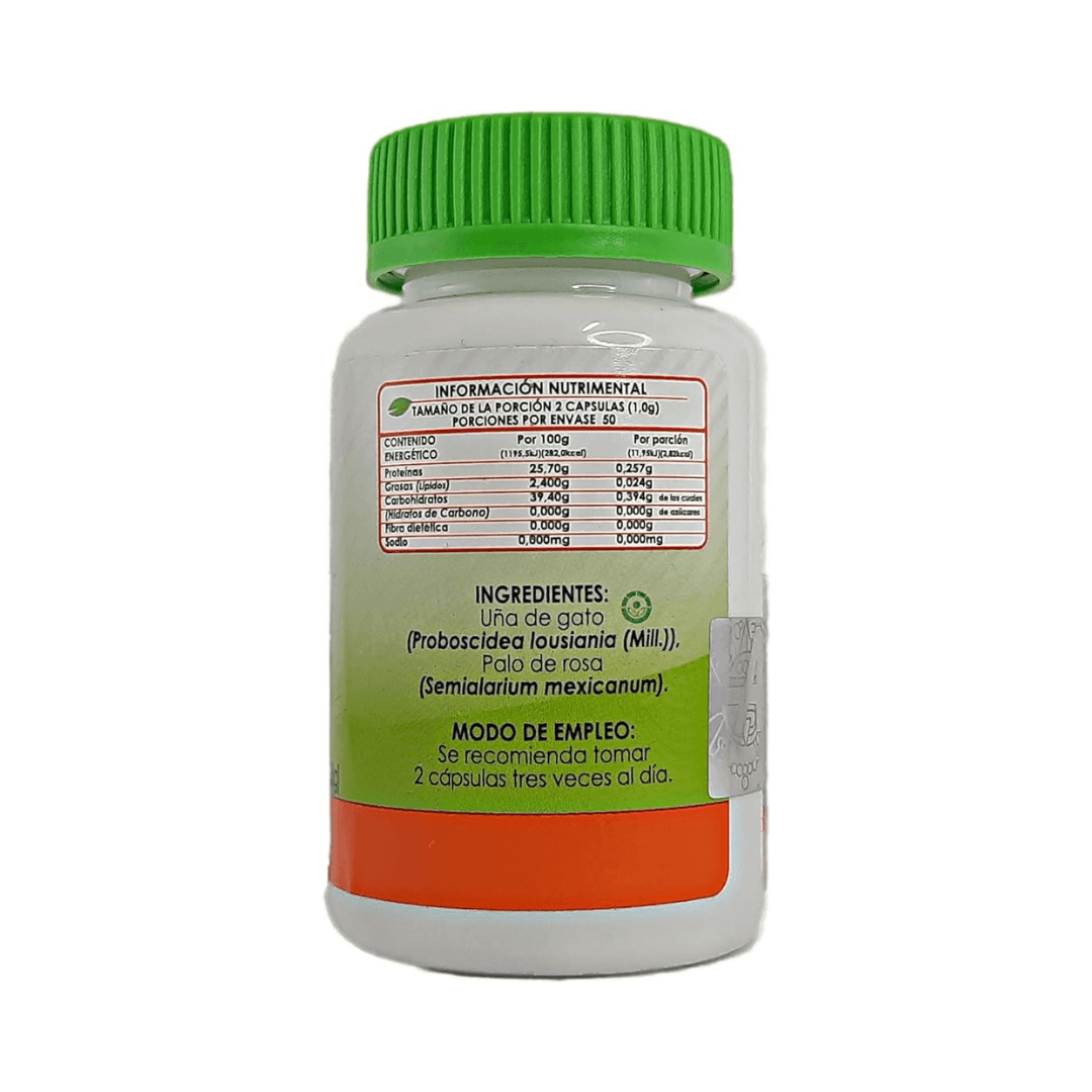 Uña de Gato Reforzada 100 Caps 500 mg c/u - Anahuac