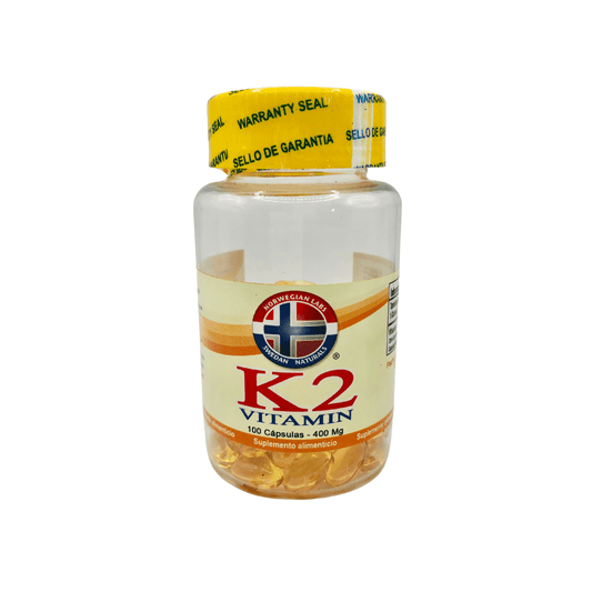 Vitamina K2 100 caps 400 mg c/u - Swedan Naturals