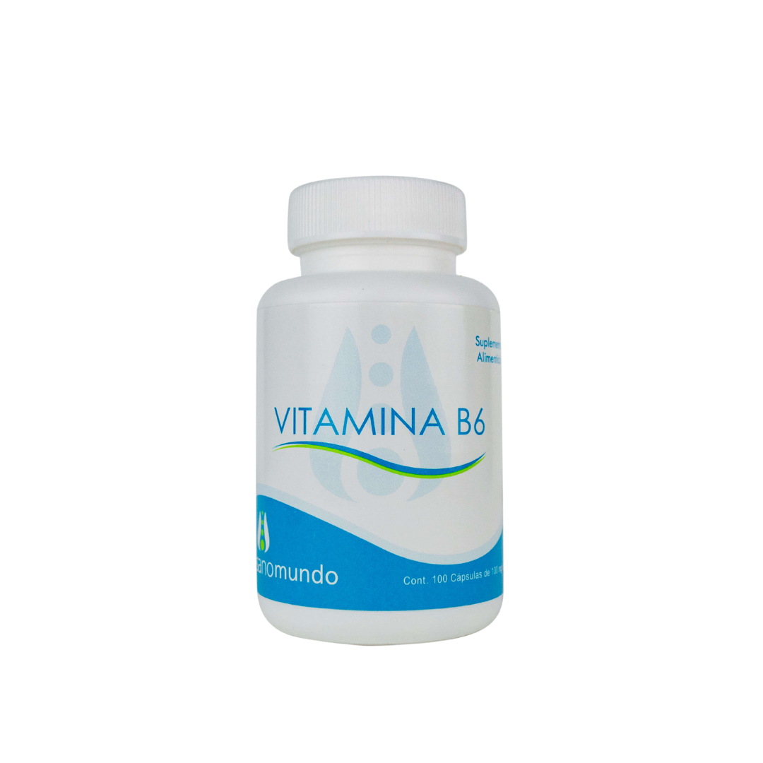 Vitamina B6 (100 CAPS.) 100 Mg. - Sano Mundo